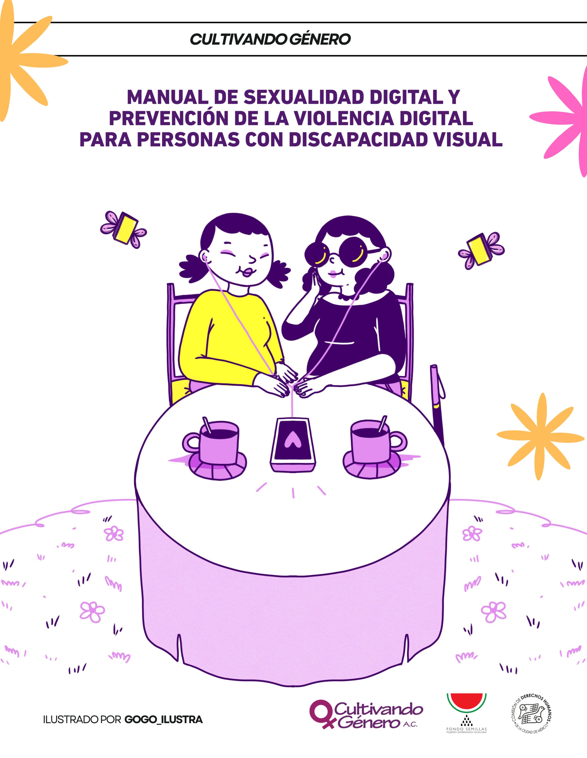 Manual de sexualidad digital y Prevención de la violencia digital para personas con discapacidad visual