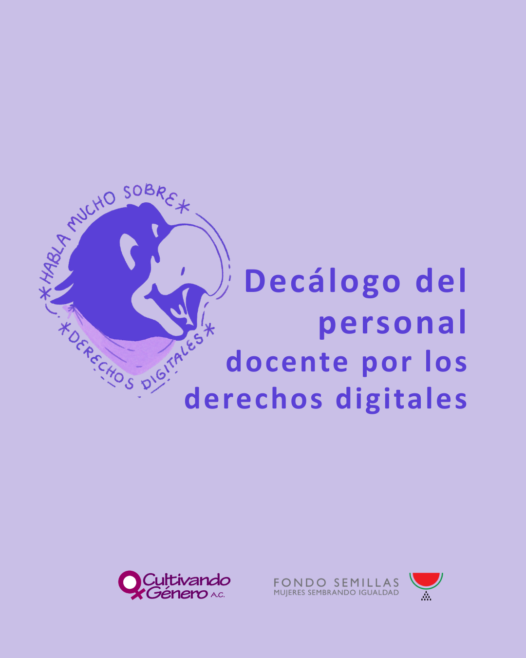 Decálogo del personal docente por los derechos digitales