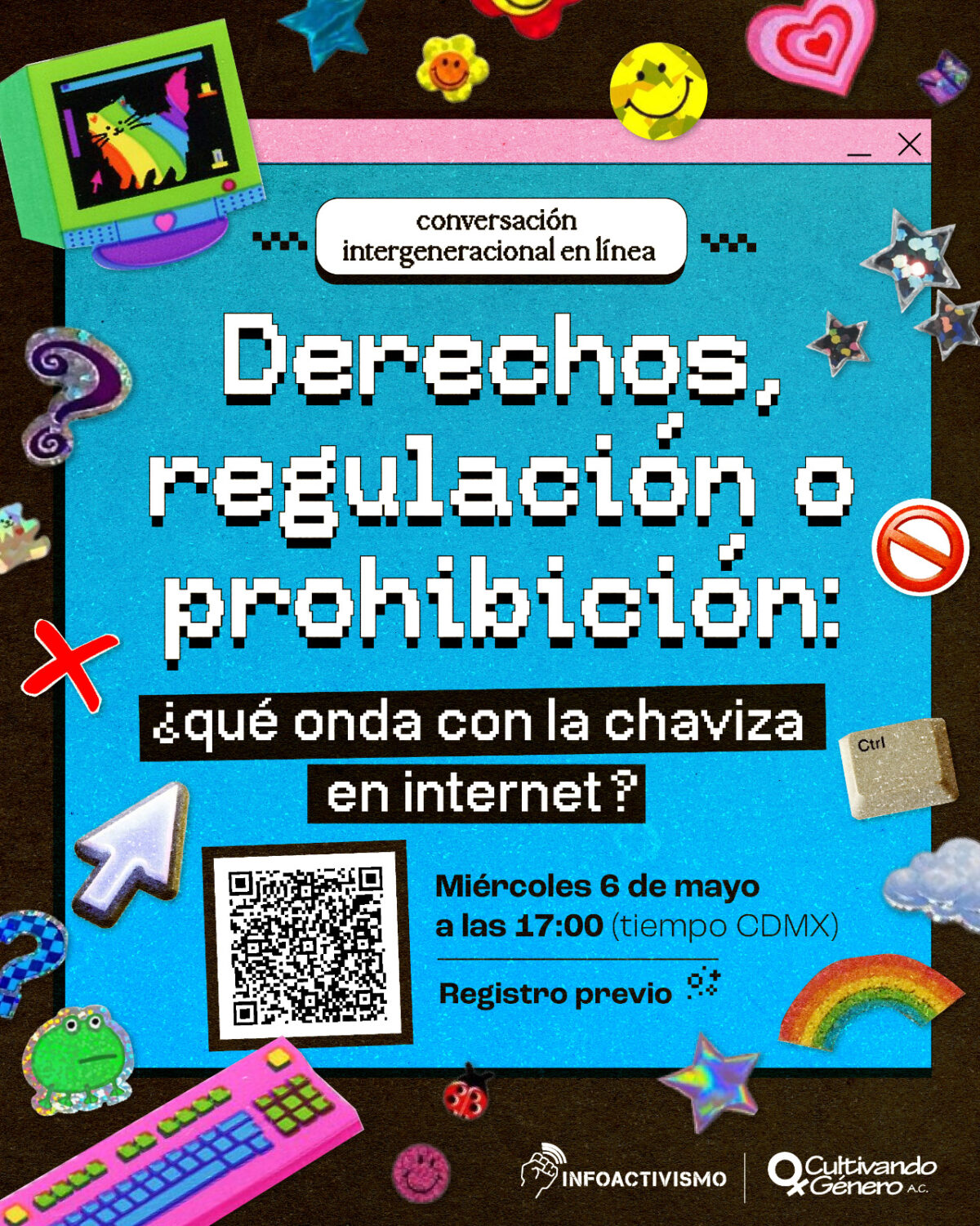 ¿Le han preguntado qué les gusta y que no del internet a una niña, niño o adolescente? También cómo coincide con lo que nosotras personas adultas hacemos, de ello y más hablamos en el diálogo intergeneracional organizado por SocialTic en el que nos sumamos desde Cultivando Género para saber qué opinan sobre los derechos, regulación o prohibición de las redes sociales y en general internet a sus edades.