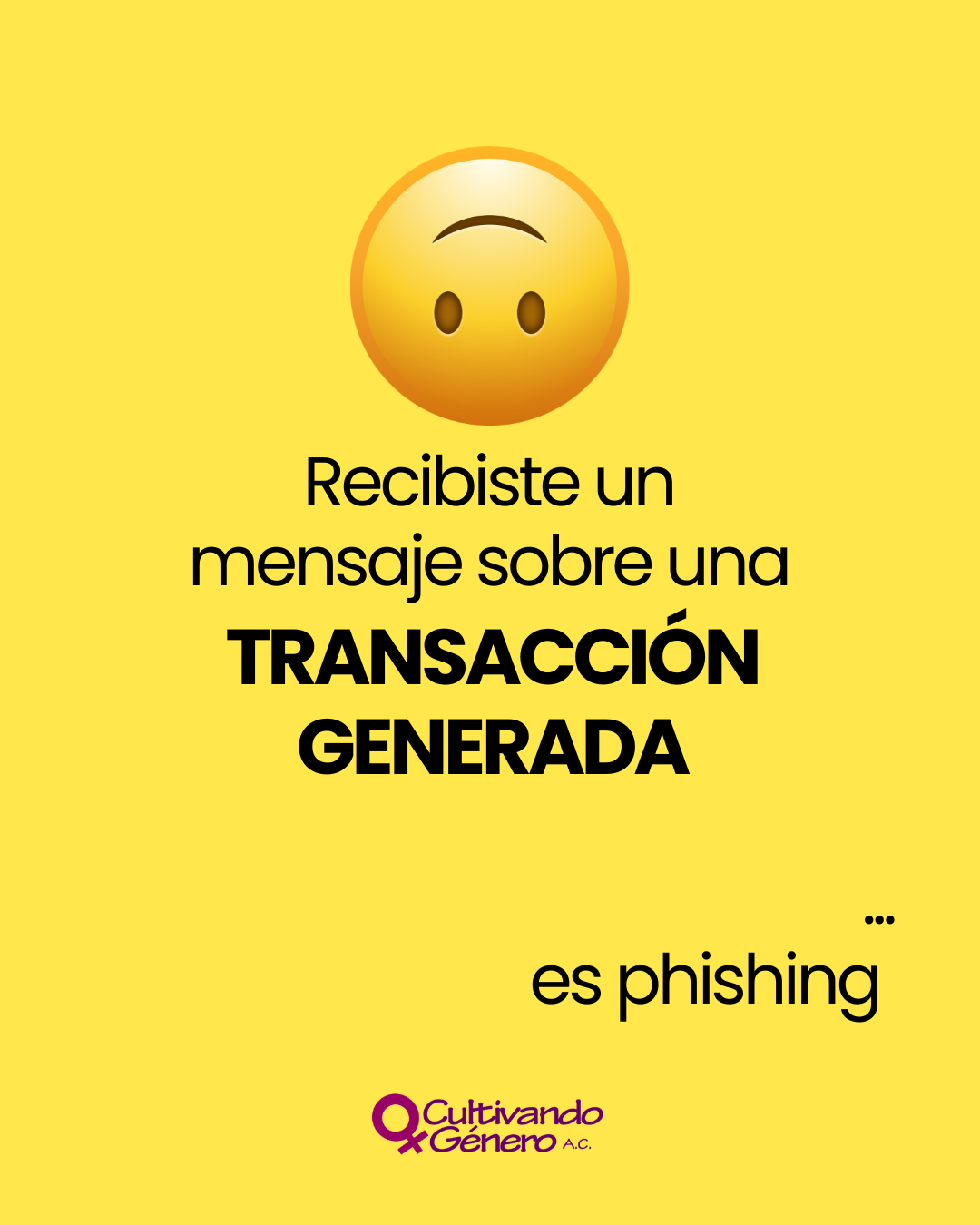 ¿Recibiste un mensaje sobre una Transacción generada?